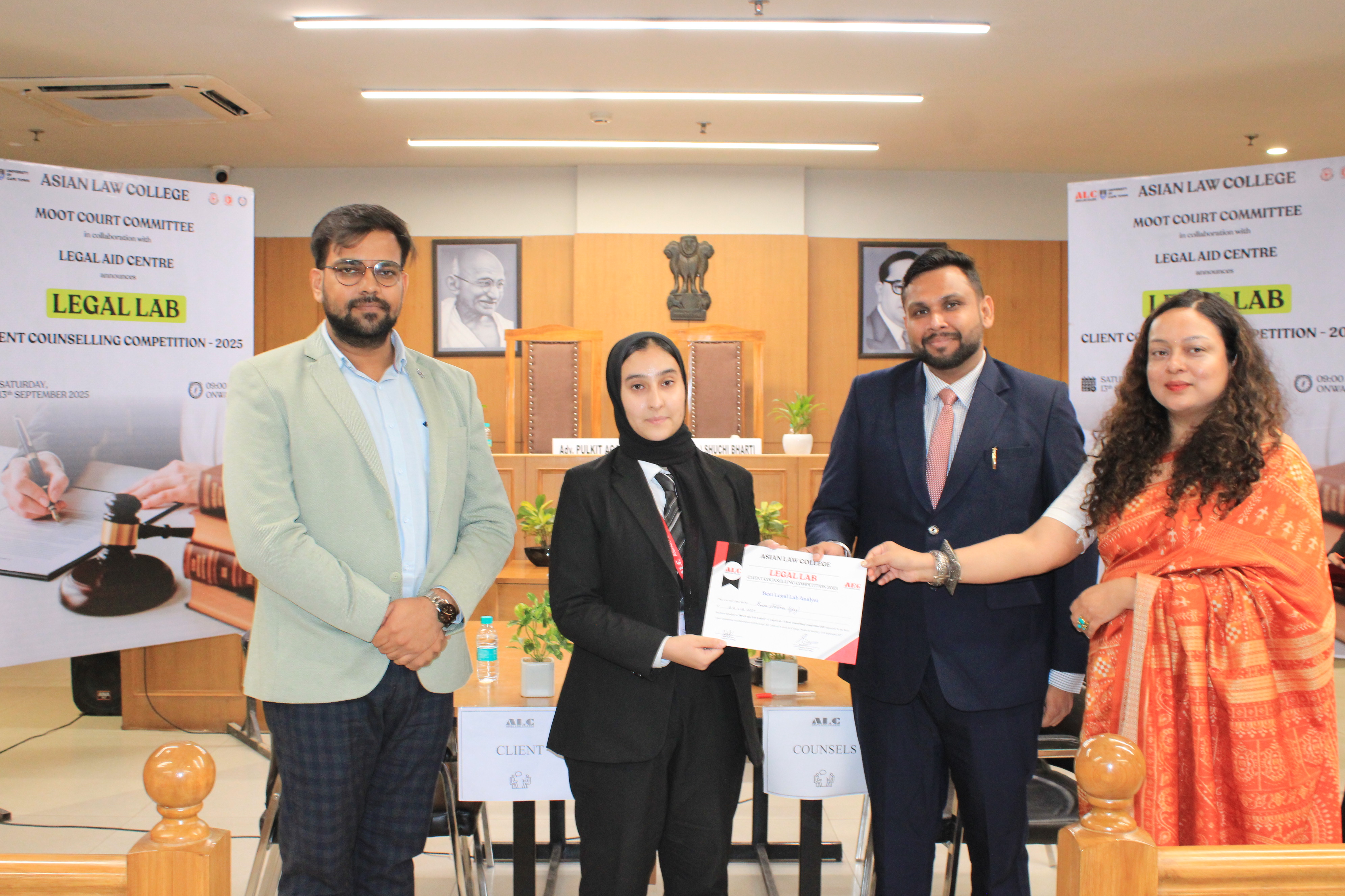 Legal Lab: Client Counselling Competition, 2025