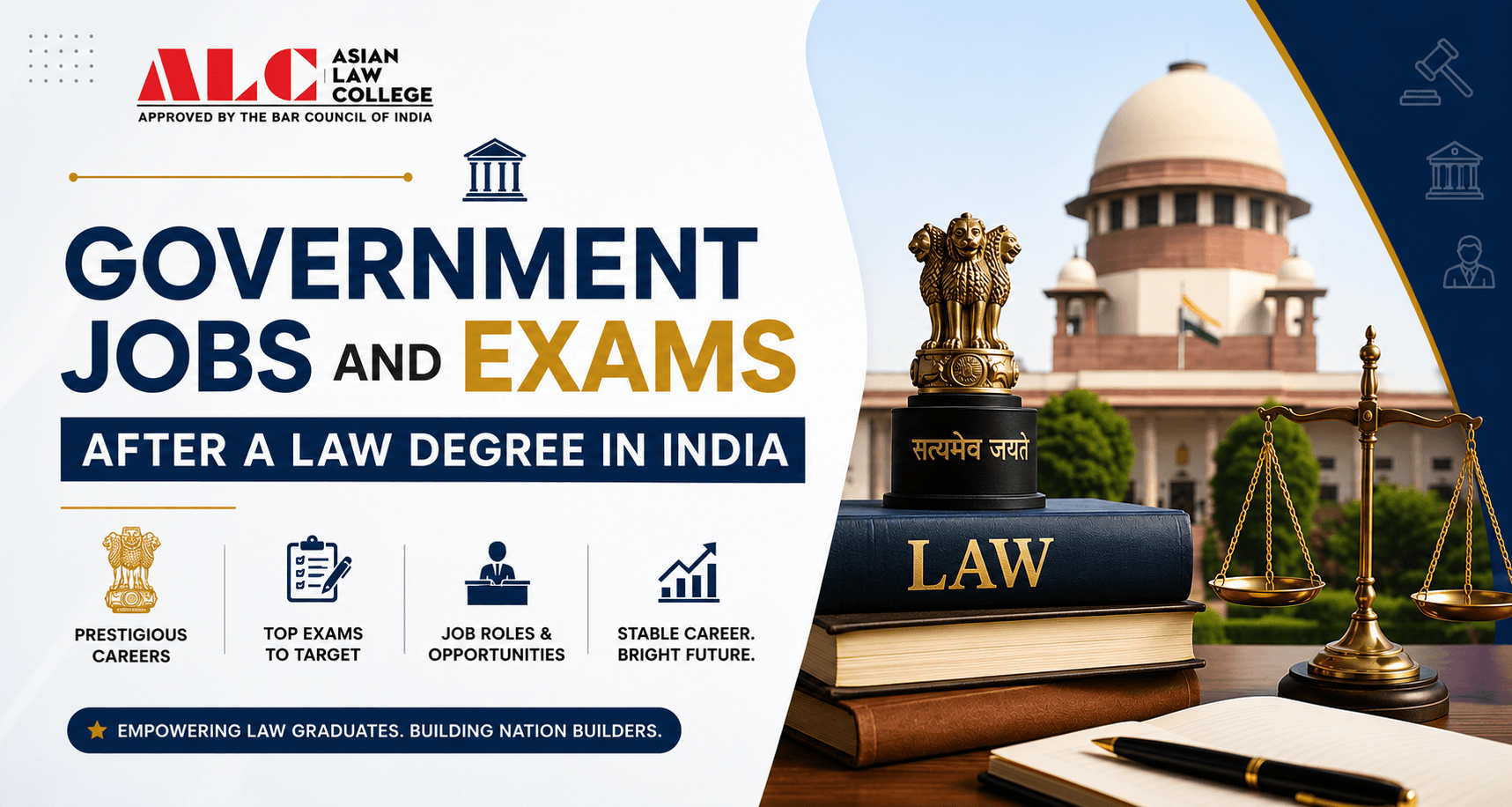 Government Jobs and Exams After a Law Degree in India