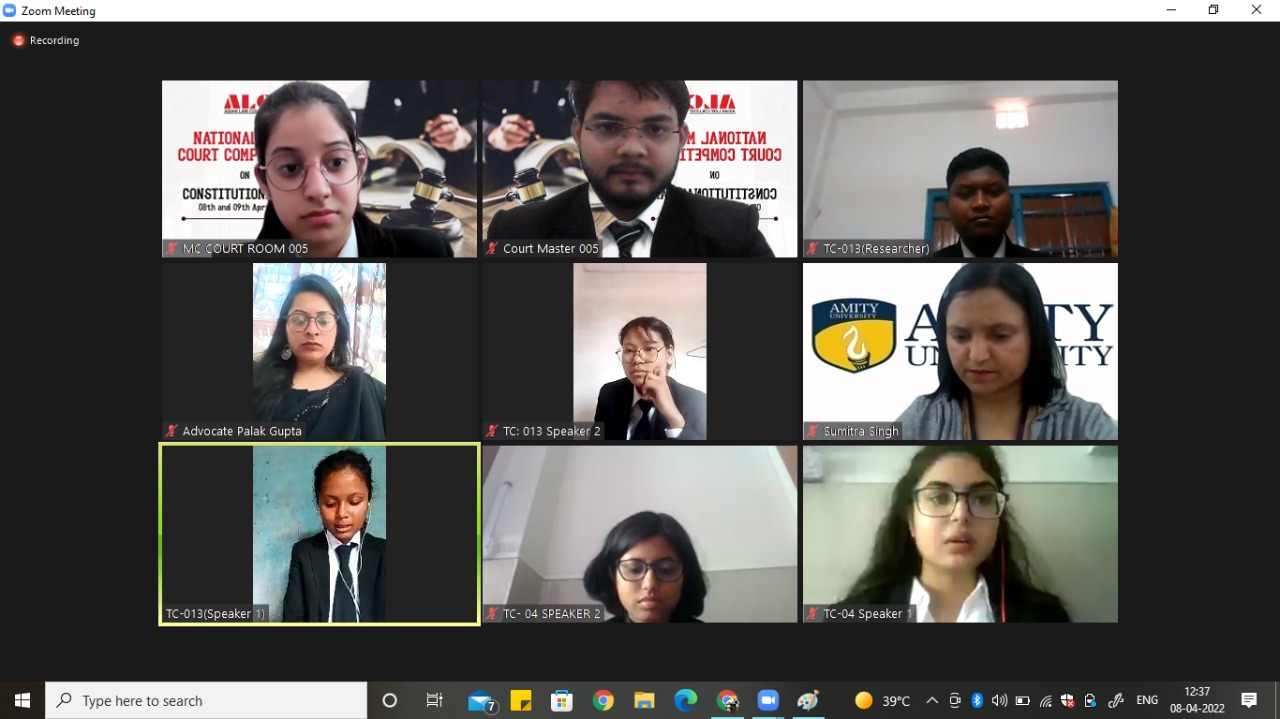 National Moot Court Competition 2022