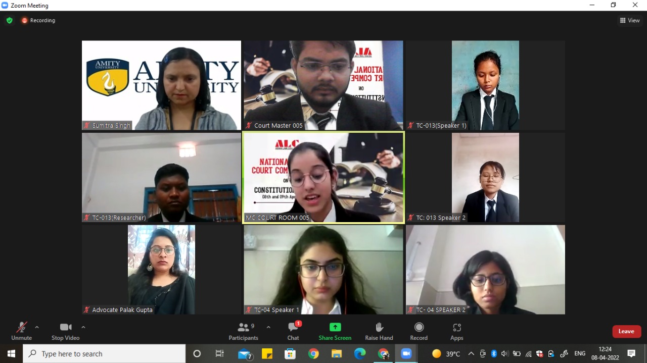 National Moot Court Competition 2022 image 6