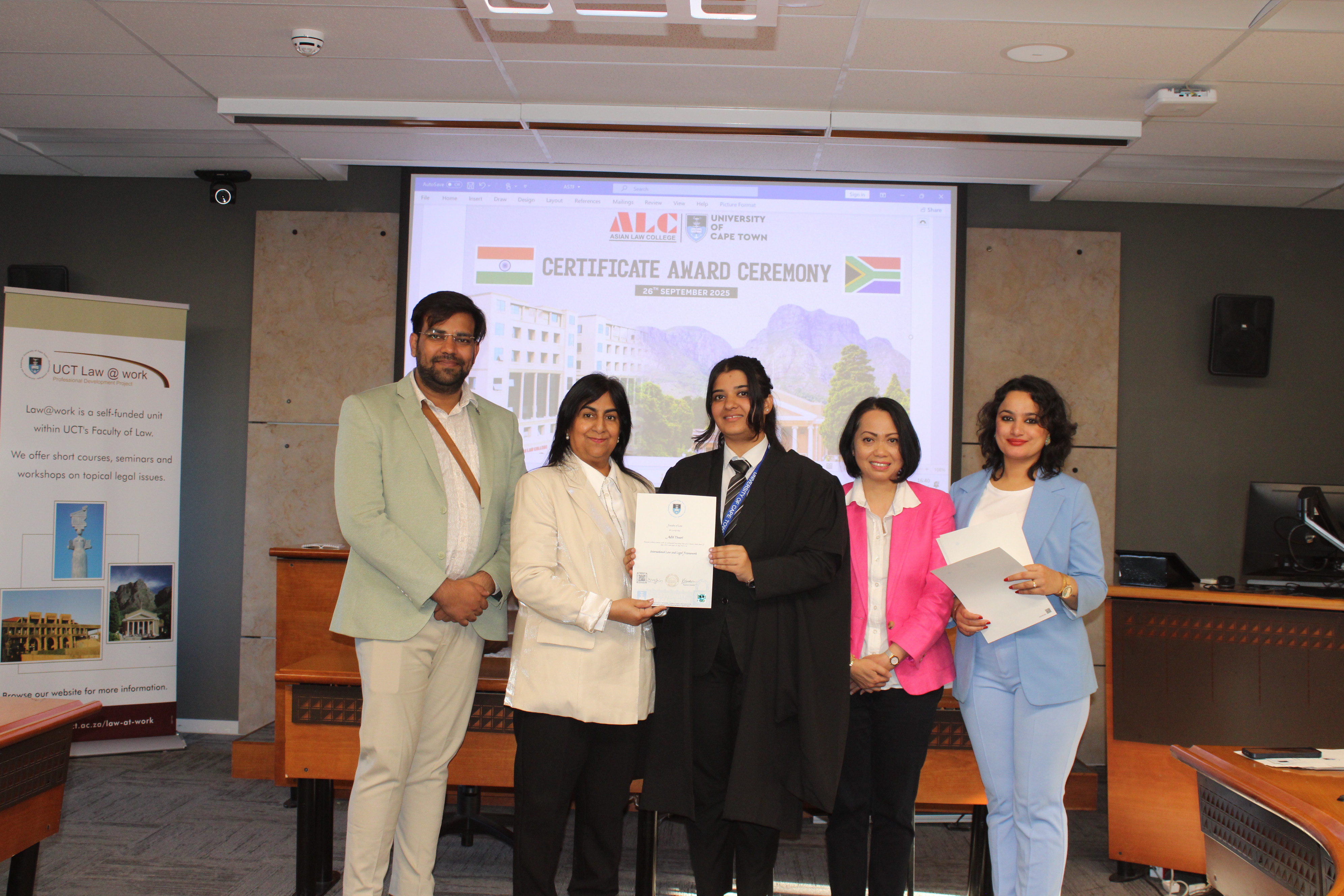 4th Cohort Group of ALC Students Visiting University of Cape Town | 2025 | Image 2