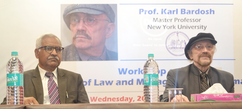 Asian Law College (ALC) hosts internationally acclaimed media personality, Prof Karl Bardosh for a highly rewarding workshop session