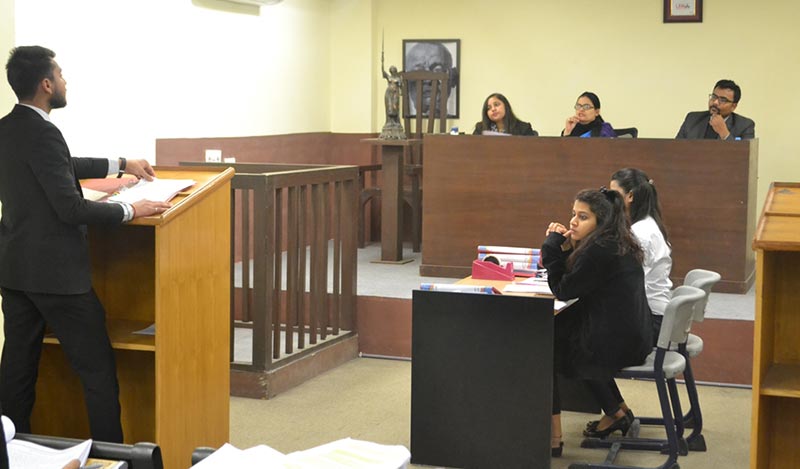 Asian Law College holds ‘MOOT COURT COMPETITION’ for BALLB & LLB students