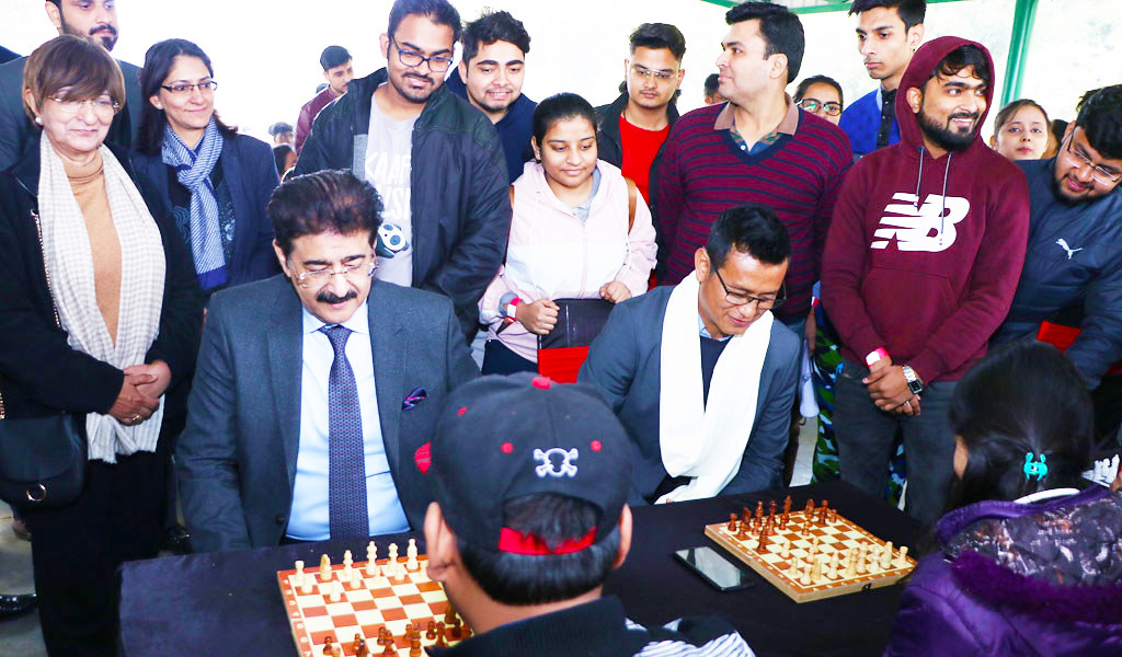 Students show their mastery at the popular strategy board game, Chess at AEG ATHLEEMA 2020!